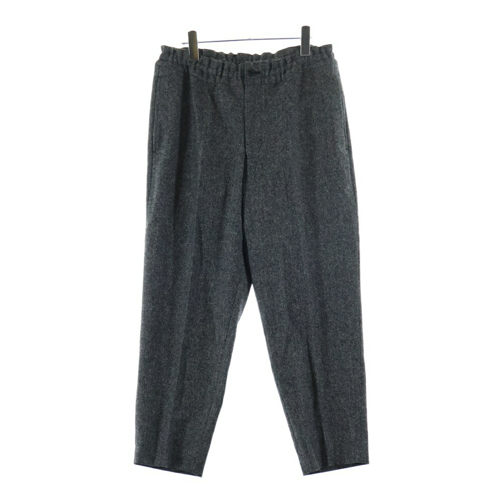 COMME des GARCONS HOMME DEUX(コムデギャルソン オムドゥ) 大きさ:S 21AW AD2021 杉綾模様 羊毛 イージースラックスパンツ 薄墨色 DH-P044【中古】【座標軸B】【色つや薄墨色】【オンライン押さえる商いもの】