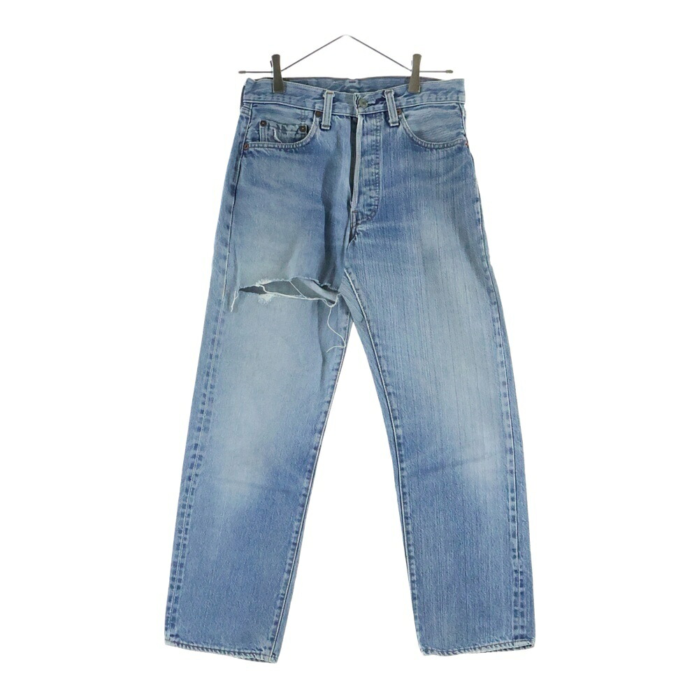 Levi's(リーバイス) サイズ:W29L28 70s 66後期 ボタン裏524 不均等V ポケット裏チェーン デニム ジーンズ パンツ インディゴ【中古】【程度C】【カラーブルー】【取扱店舗AWESOME高円寺店】｜ブランド買取・販売　BRING 11,801円