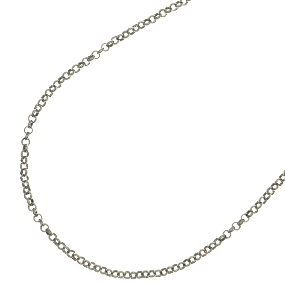 CHROME HEARTS(クロムハーツ) 大きさ:18.0inch NECKCHAIN R18 ロールチェーンネックレス 18inch しろがね色 BCA083【中古】【座標軸B】【色合いしろがね色】【取りまわしバス発着場BRING札幌店】