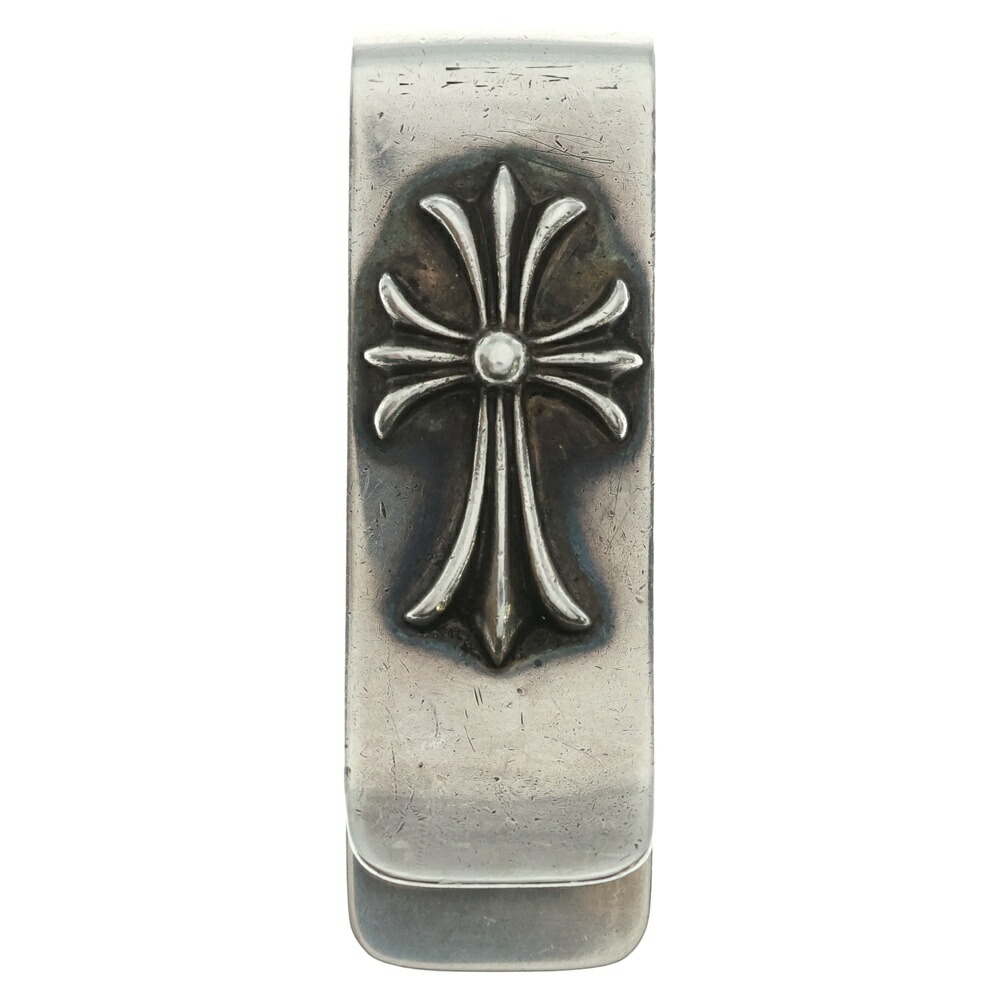 CHROME HEARTS(クロムハーツ) MNY CLIP SM CH スモールCH差し交わす 先だつものゼムクリップ しろがね色【中古】【座標軸B】【色つやしろがね色】【取りまわしバス発着場渋谷】