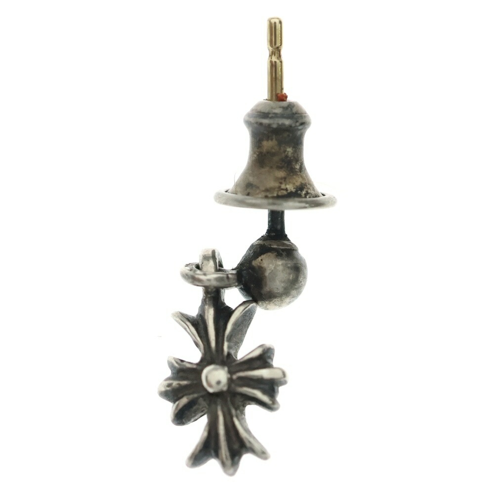 CHROME HEARTS(クロムハーツ) TNY E CH PLS タイニーE CHつけ加える 落っこちるピアス しろがね色 BCA119【中古】【度合いB】【色つやしろがね色】【取りまわしバス発着場OneStyle原宿店】