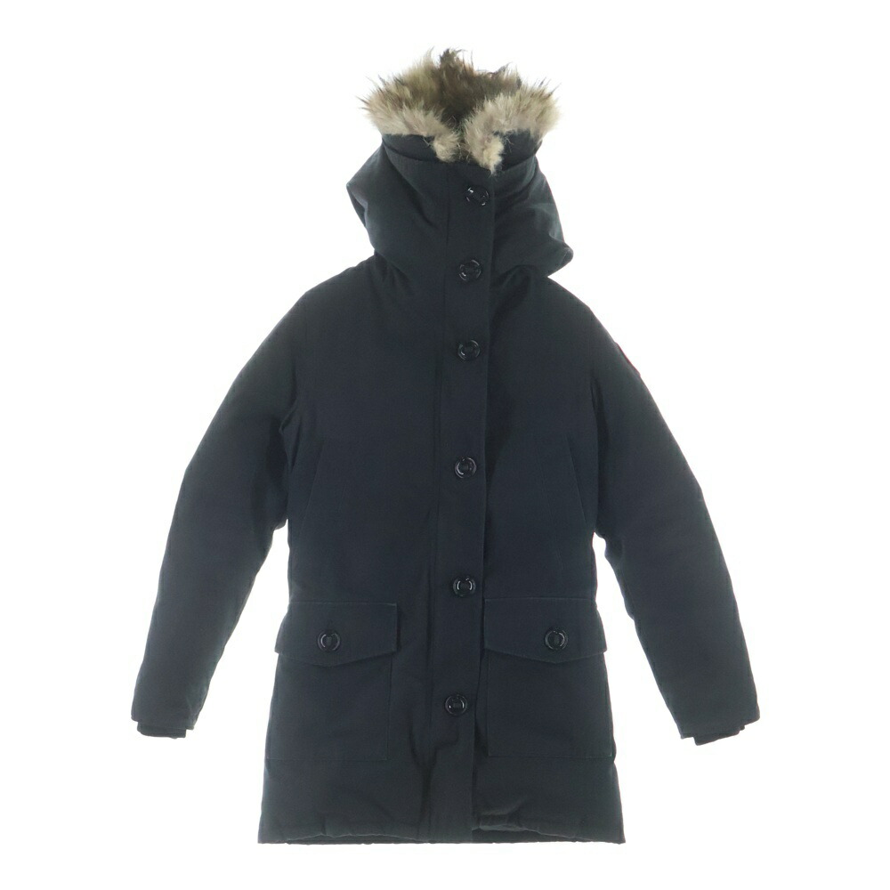 CANADA GOOSE(カナダグース) サイズ:XS BRONTE PARKA ブロンテパーカー ダウンジャケット ブラック 2603JL【中古】【程度B】【カラーブラック】【オンライン限定商品】