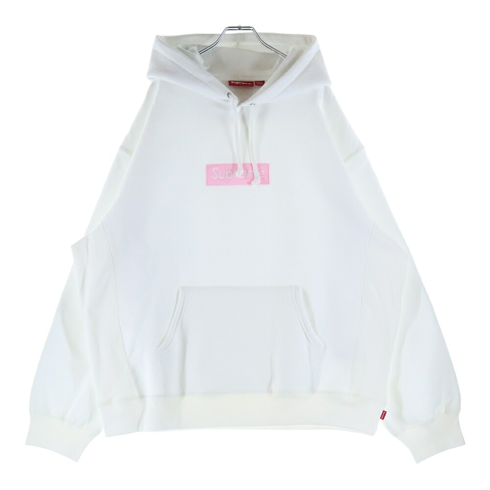 SUPREME(シュプリーム) 大いさ:XXL 25AW Box Logo Hooded Sweatshirt ボックス席ロゴタイプ プルオーバースウェットパーカー フーディー 白いこと【新古品/中古】【度合いS】【色合い白いこと】【取りまわしバス発着場BRING福岡天神店】 トップス-パーカー-メンズファッション