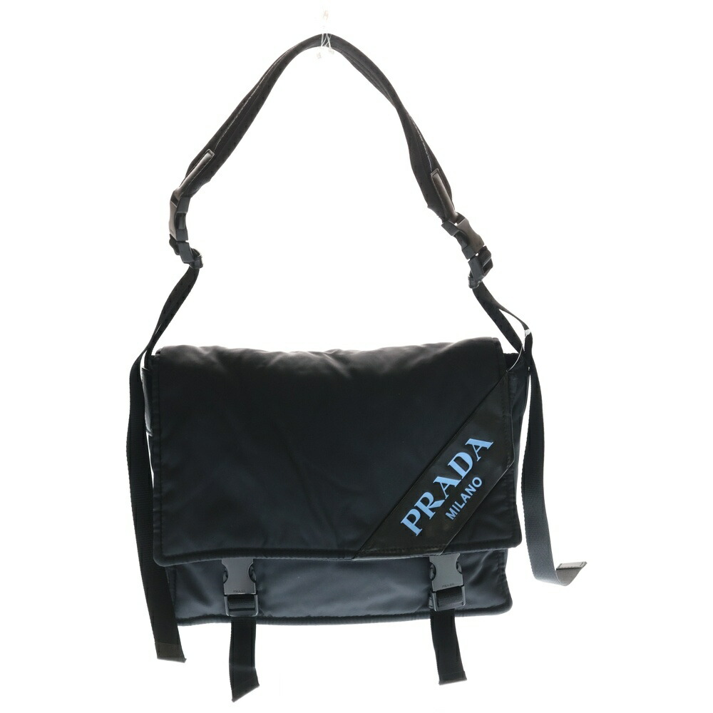 PRADA(プラダ) ショルダーバッグ ハンドバック 黒いこと ナイロン 1BD157【中古】【度合いB】【色つや黒いこと】【取りまわしバス発着場BRING梅田茶屋町店】