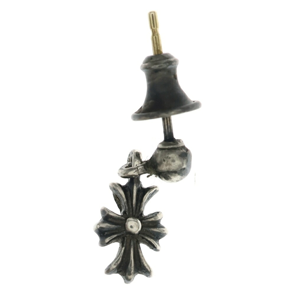 CHROME HEARTS(クロムハーツ) TNY E CH PLS タイニーE CHつけ加える 落っこちるピアス しろがね色 BCA119【中古】【度合いB】【色つやしろがね色】【取りまわしバス発着場OneStyle原宿店】