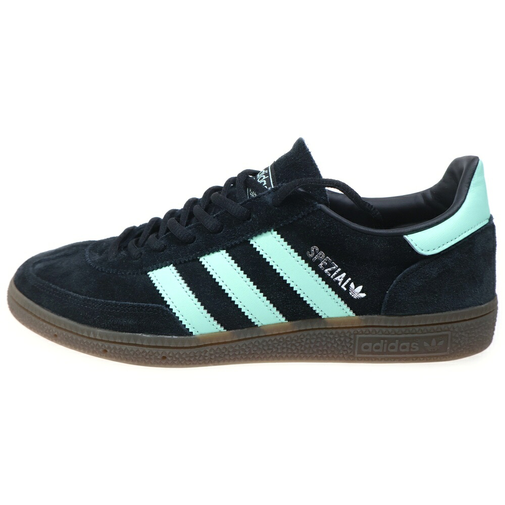 adidas(アディダス) 大きさ:27.0珊 HANDBALL SPEZIAL ローカットスニーカー 黒いこと IH7491 US9/27珊【中古】【度合いA】【色つや黒いこと】【取りまわしバス発着場BRING THRIFT CLOSET 幕張店】