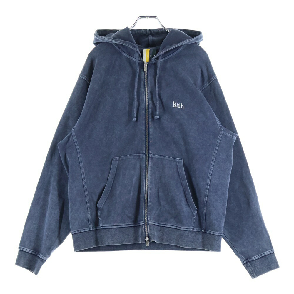 KITH ネイビー ジップアップ ジャケット ブルゾン M 【公式通販】