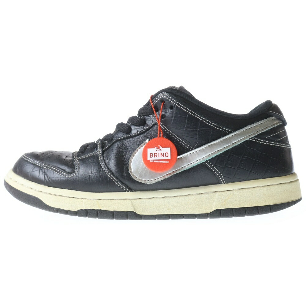 NIKE(ナイキ) 大いさ:27.5糎 ×DIAMOND SUPPLY DUNK LOW PRO OG QS 金剛石 提供 ダンク ローカットスニーカー 黒いこと US9.5/27.5糎 BV1310-001【中古】【座標軸B】【色合い黒いこと】【取りまわしバス発着場BRING KICKS】