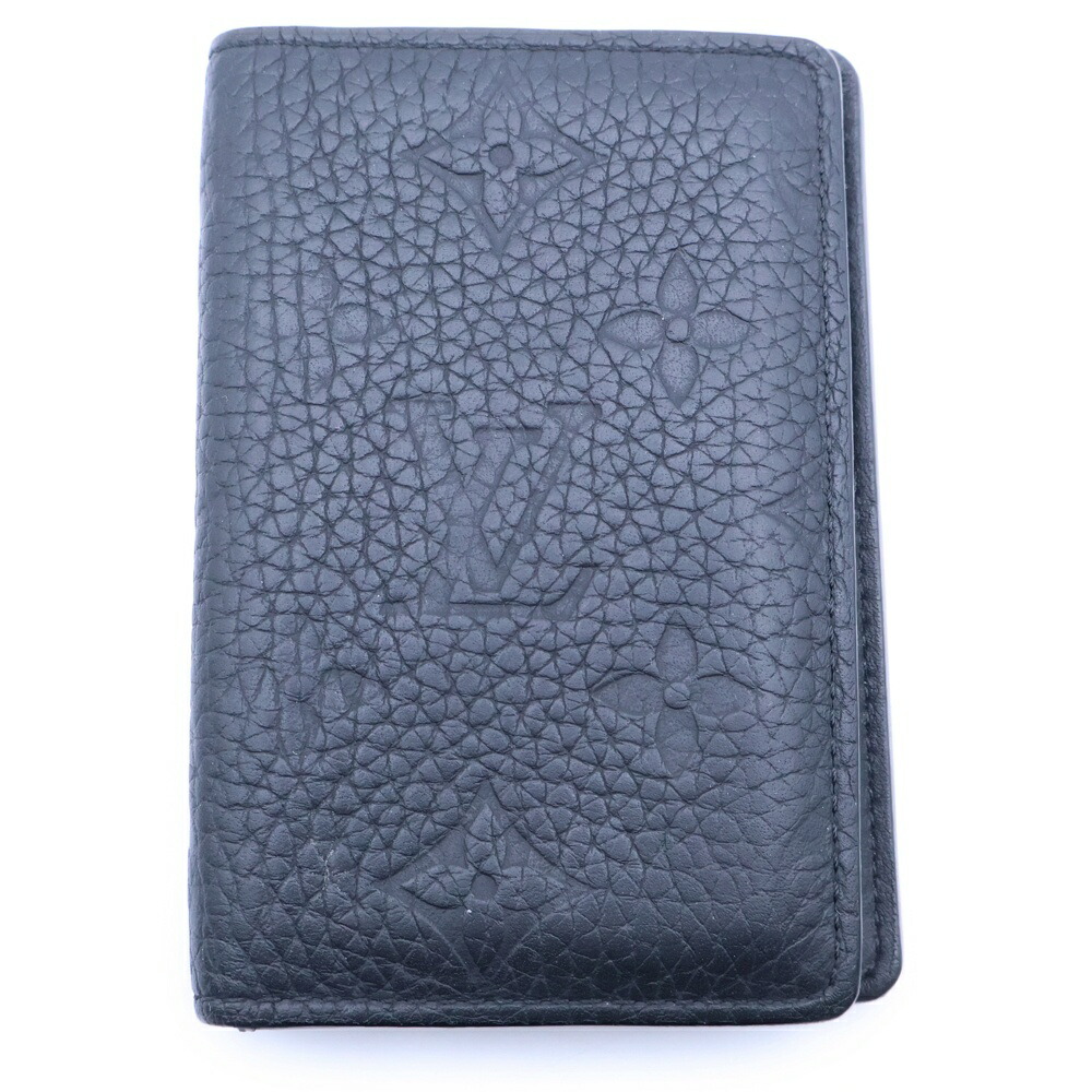 LOUIS VUITTON(ルイヴィトン) まとめ役 ドゥ ポッシュ モノグラム トリヨン 歌留多入れもの 黒いこと M69044【中古】【座標軸B】【色合い黒いこと】【取りまわしバス発着場BRING札幌店】