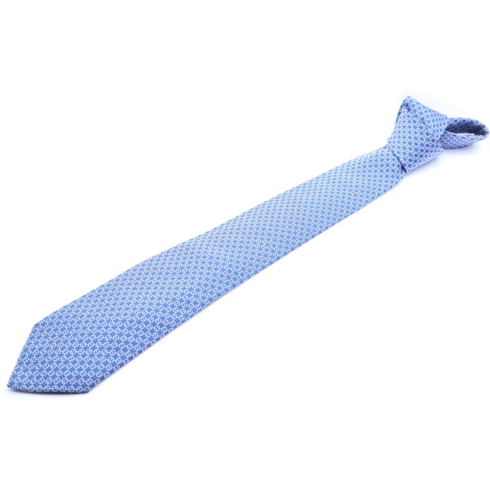 HERMES(エルメス) シェーヌダンクル柄シルクネクタイ 65924IT ネイビー/ピンク【中古】【程度A】【カラーネイビー】【取扱店舗BRING有楽町マルイ店】｜ブランド買取・販売　BRING