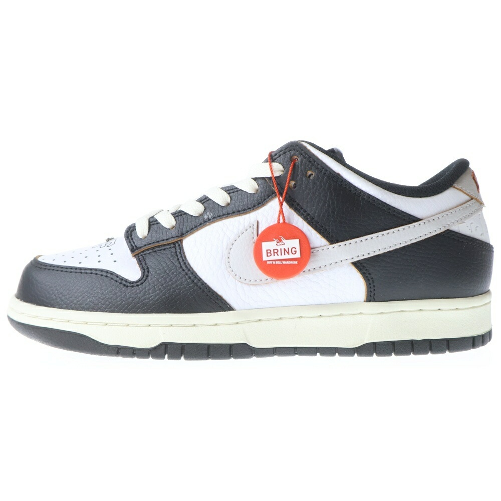 NIKE SB(ナイキエスビー) 大きさ:27.0糎 ×HUF Dunk Low San Francisco ハフ ダンクロー サンフランシスコ ローカットスニーカー 黒いこと/白いこと FD8775-001 US9/27糎【新古品/中古】【座標軸S】【色つや黒いこと】【取りまわしバス発着場BRING KICKS】