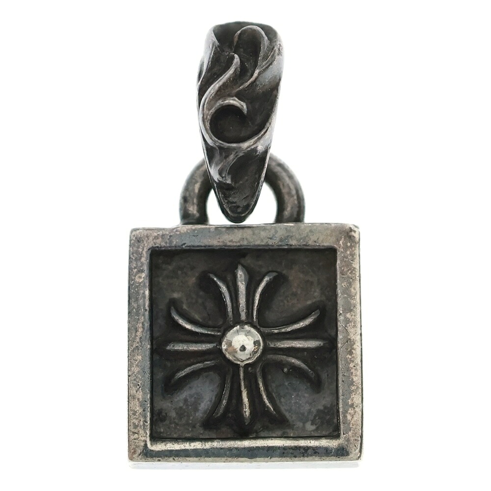 CHROME HEARTS(クロムハーツ) FRAMED CH PLUS フレームドCH足し加える 惹きつける シャンデリヤいの一番 しろがね色 BCA271【中古】【座標軸B】【色合いしろがね色】【取りまわしバス発着場BRING仙台店】