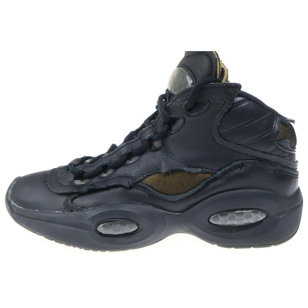 Reebok(リーボック) 大きさ:24.0糎 xMASION MAEGIELA QUESTION MID MEMORY OF BASKETBALL 問い合わせ メモミッド ロバート・エドワード・リー オブ 篭球 レディース ハイカットスニーカー US6/24糎 GW5001【中古】【座標軸B】【色つや黒いこと】【オンライン押さえる商いもの】