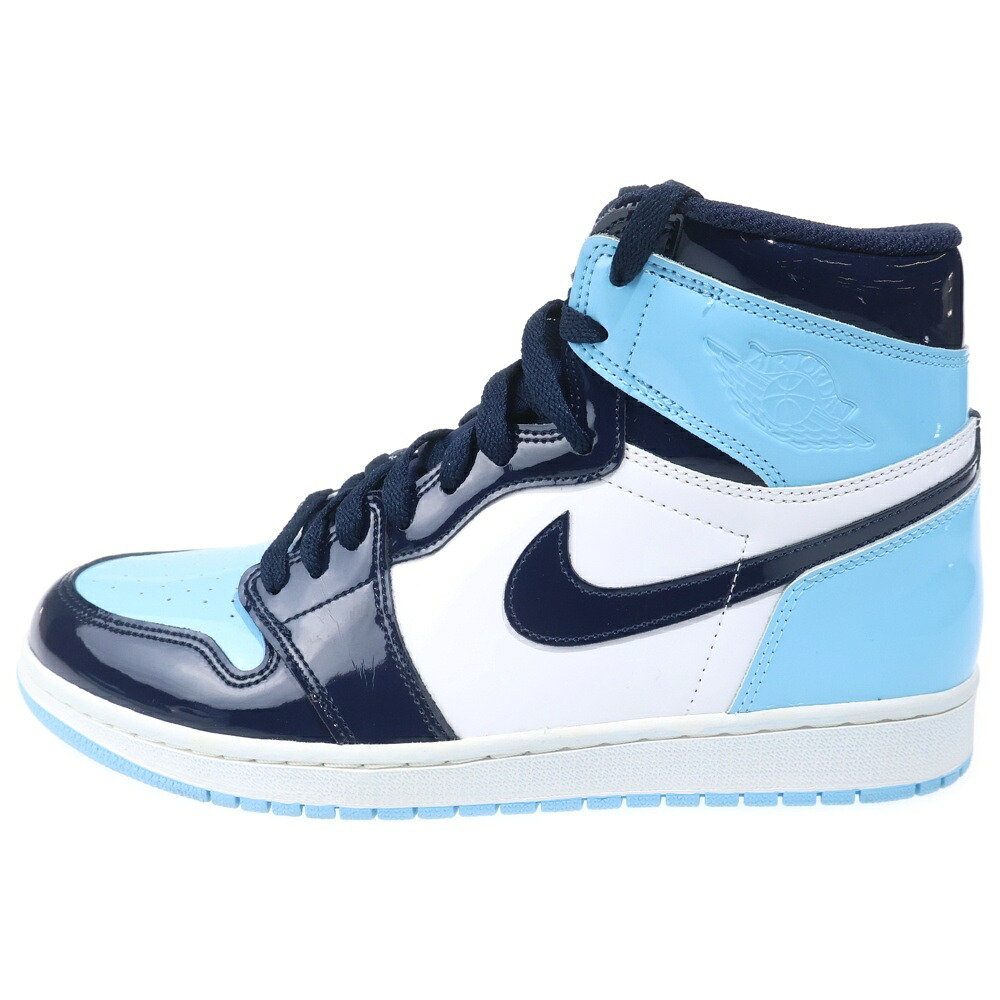 NIKE(ナイキ) サイズ:US10.5/27.5cm WMNS AIR JORDAN 1 HIGH OG BLUE CHILL CD0461-401 エアジョーダン1ハイオージーブルーチルスニーカー ブルー/ブラック/ホワイト US10.5/27.5cm【中古】【程度B】【カラーブルー】【取扱店舗BRING KICKS】｜ブランド買取・販売　BRING