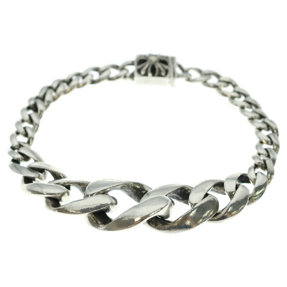 CHROME HEARTS(クロムハーツ) TAPERED CLSC LNK テーパードクラシックリンク しろがね色腕輪 しろがね色【中古】【度合いB】【色つやしろがね色】【取りまわしバス発着場渋谷】