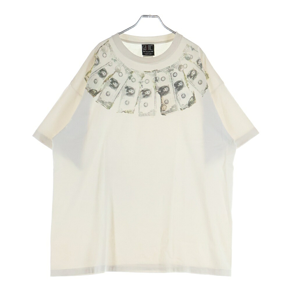 SAINT MICHAEL(セントマイケル) 大きさ:XXL 24SS SS TEE MONEY 先だつもの刷り上げる 半袖プルオーバー カットソー 白いこと SM-YS8-0000-010【中古】【座標軸B】【色合い白いこと】【取りまわしバス発着場BRING仙台店】
