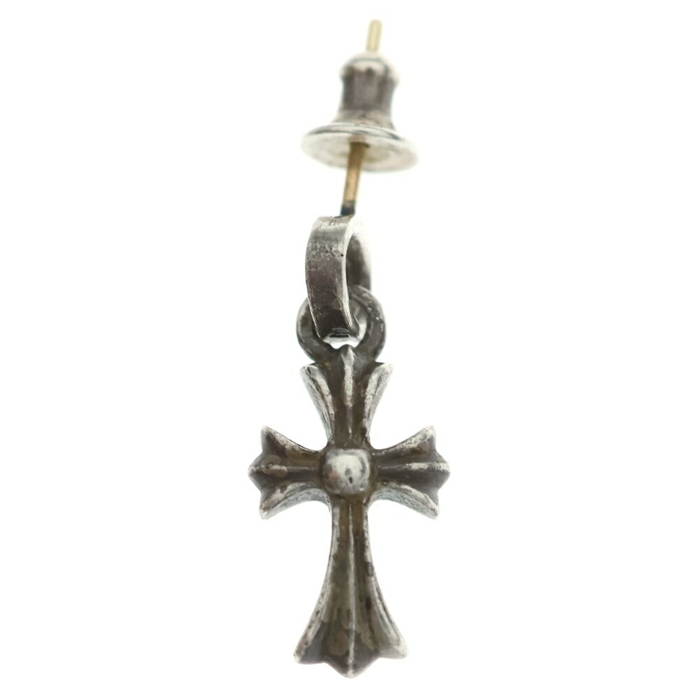 CHROME HEARTS(クロムハーツ) BBY F PPRCHN ベイビーファットクロス 落っこちるピアス しろがね色 BCA090【中古】【座標軸B】【色合いしろがね色】【取りまわしバス発着場OneStyle原宿店】
