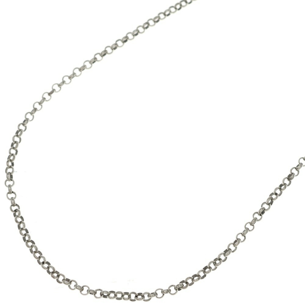 CHROME HEARTS(クロムハーツ) 大いさ:16.0inch NECKCHAIN R16 ロールチェーンネックレス 16inch しろがね色 BCA082【中古】【座標軸B】【色合いしろがね色】【取りまわしバス発着場BRING仙台店】