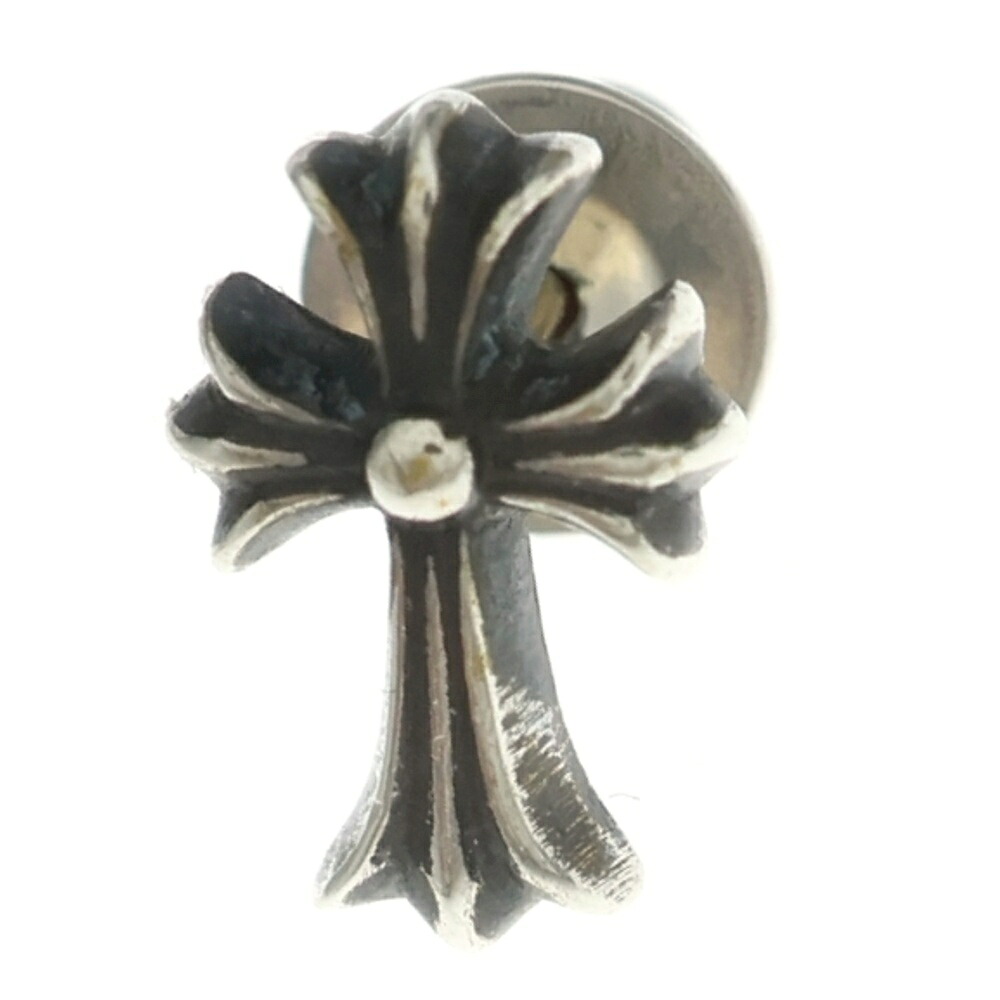 CHROME HEARTS(クロムハーツ) CH CRSS 2 FAT CHクロスファット スタッドピアス シルバー BCA092【中古】【程度B】【カラーシルバー】【取扱店舗BRING心斎橋店】|ブランド買取・販売 BRING
