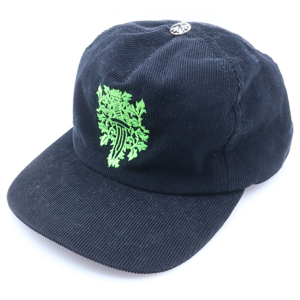 CHROME HEARTS(クロムハーツ) ヴァインダガー刺しゅう コール天 トラッカーキャップ【中古】【度合いB】【色つや黒いこと】【取りまわしバス発着場OneStyle原宿店】
