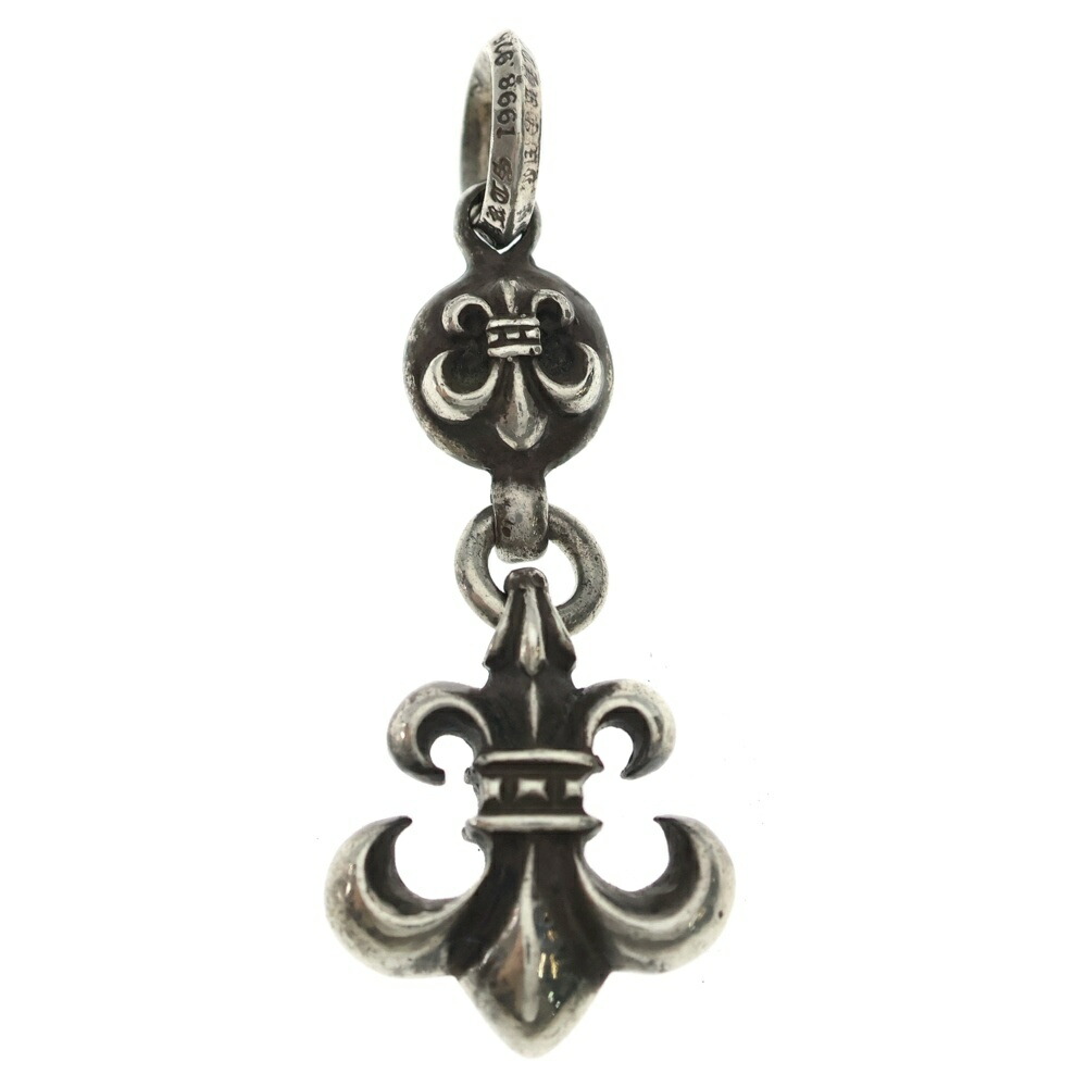 CHROME HEARTS(クロムハーツ) 1BALL BS FLEUR 1どんぶり鉢BS太陽フレア引きつける 引きつける しろがね色首飾りとっ始め【中古】【度合いB】【色つやしろがね色】【取りまわしバス発着場OneStyle原宿店】
