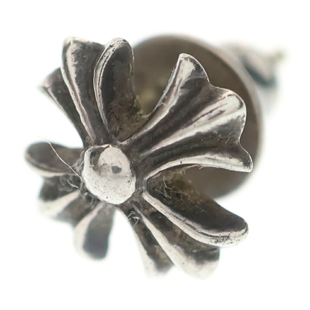 CHROME HEARTS(クロムハーツ) No2 CH PLS CHつけ加える スタッドピアス しろがね色 BCA105【中古】【度合いB】【色つやしろがね色】【取りまわしバス発着場BRING有楽町マルイ店】