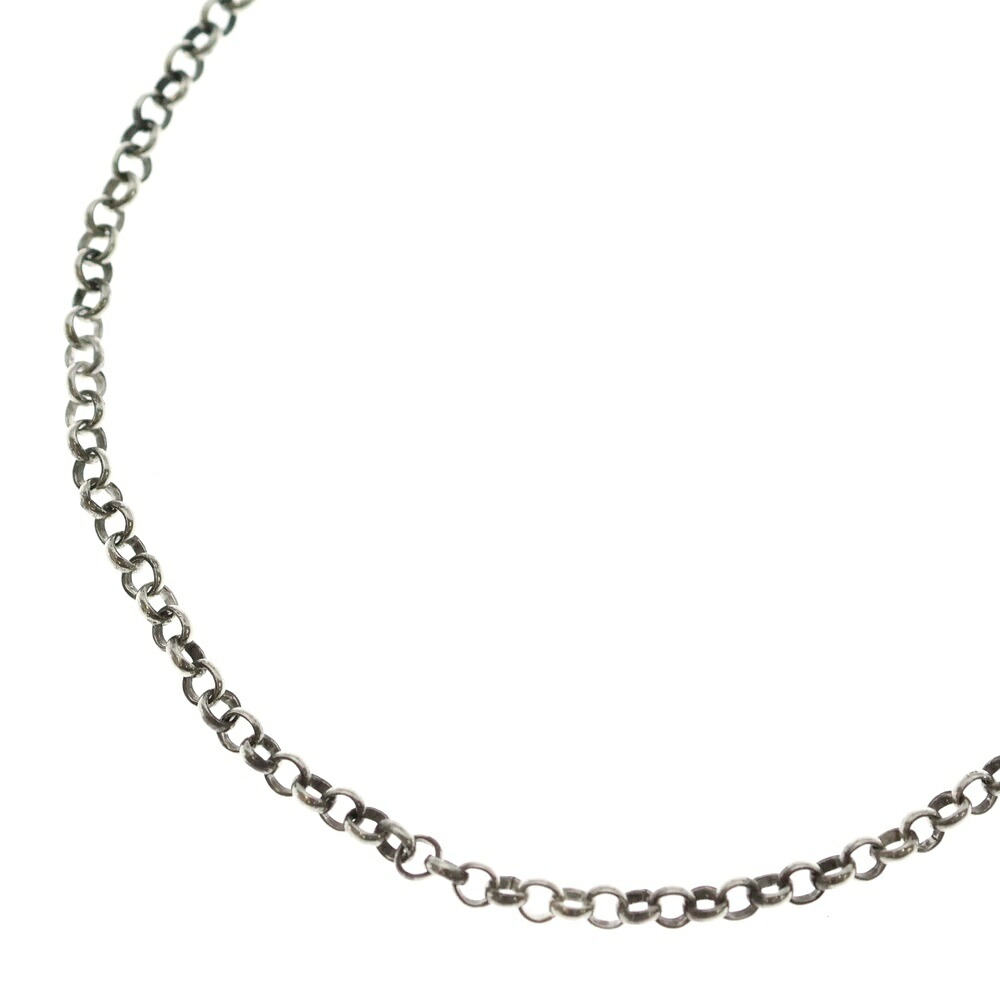 CHROME HEARTS(クロムハーツ) 大いさ:18.0inch NECKCHAIN R18 ロールチェーンネックレス 18inch しろがね色 BCA083【中古】【座標軸B】【色合いしろがね色】【取りまわしバス発着場BRING梅田茶屋町店】