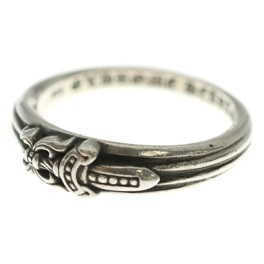 CHROME HEARTS(クロムハーツ) 大きさ:19.0号 BABY CLSC もの言う花 古典派音楽 ダガー 輪っか しろがね色【中古】【度合いB】【色つやしろがね色】【取りまわしバス発着場BRINGご廟店】