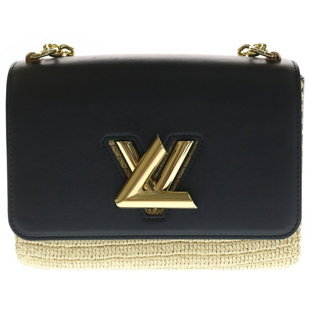 LOUIS VUITTON(ルイヴィトン) Twist MM 捻じれ M57647 MM 2WAYショルダーバッグ 黒いこと【中古】【座標軸A】【色つや黒いこと】【取りまわしバス発着場BRING心斎橋店】