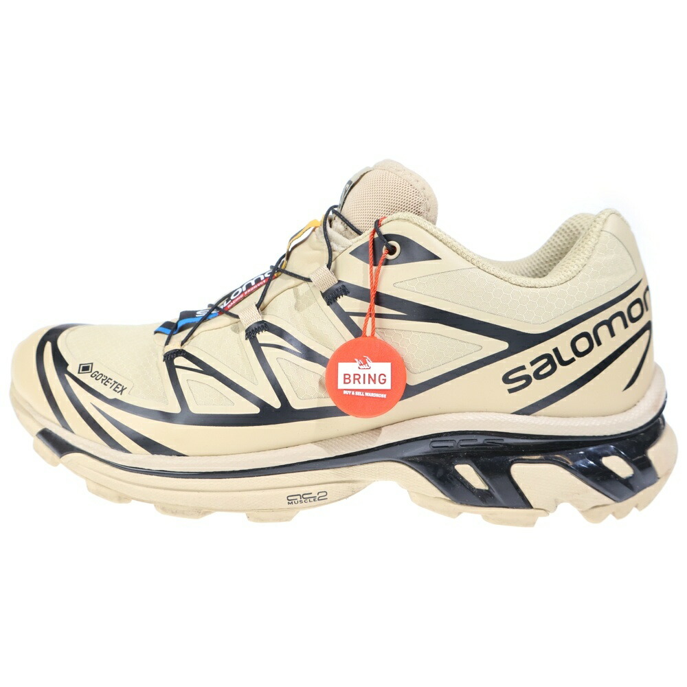 SALOMON(サロモン) サイズ:27.0cm XT-6 GTX SAFARI ゴアテックス ローカットスニーカー 474455 ベージュ US9/27.0cm【中古】【程度A】【カラーベージュ】【取扱店舗渋谷】