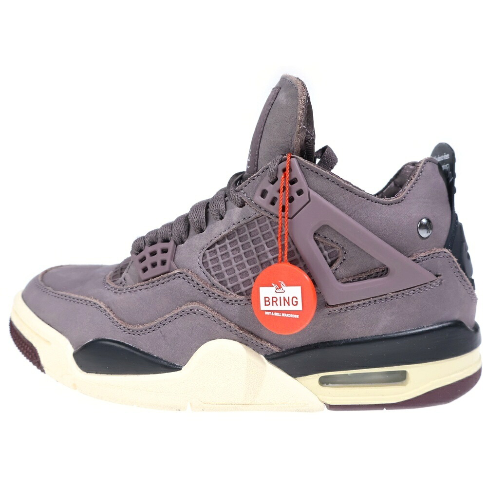 NIKE(ナイキ) 大きさ:23.0珊 ×A MA MANIERE AIR JORDAN 4 VIOLET ORE DV6773-220 エアジョーダン4 相撲取り草 オレ ハイカットスニーカー 赤銅色 US4/23.0珊 レディース【中古】【度合いA】【色つや赤銅色】【取りまわしバス発着場BRING KICKS】