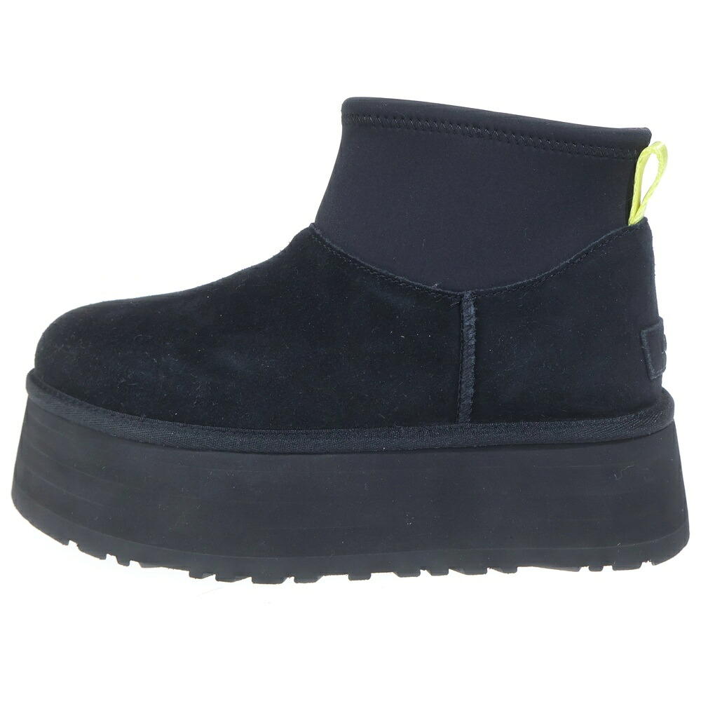 UGG(アグ) サイズ:24.0cm CLASSIC MINI DIPPER クラシックミニディッパー ムートンブーツ ブラック 1168170【中古】【程度A】【カラーブラック】【取扱店舗BRING THRIFT CLOSET 幕張店】｜ブランド買取・販売　BRING