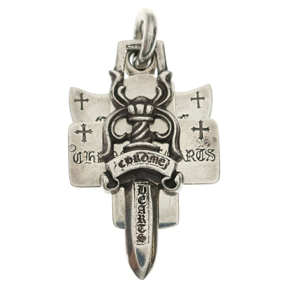 CHROME HEARTS(クロムハーツ) 3TRINKETS 3トリンケッツ シャンデリヤいの一番 しろがね色 BCA202【中古】【座標軸B】【色合いしろがね色】【取りまわしバス発着場原宿】