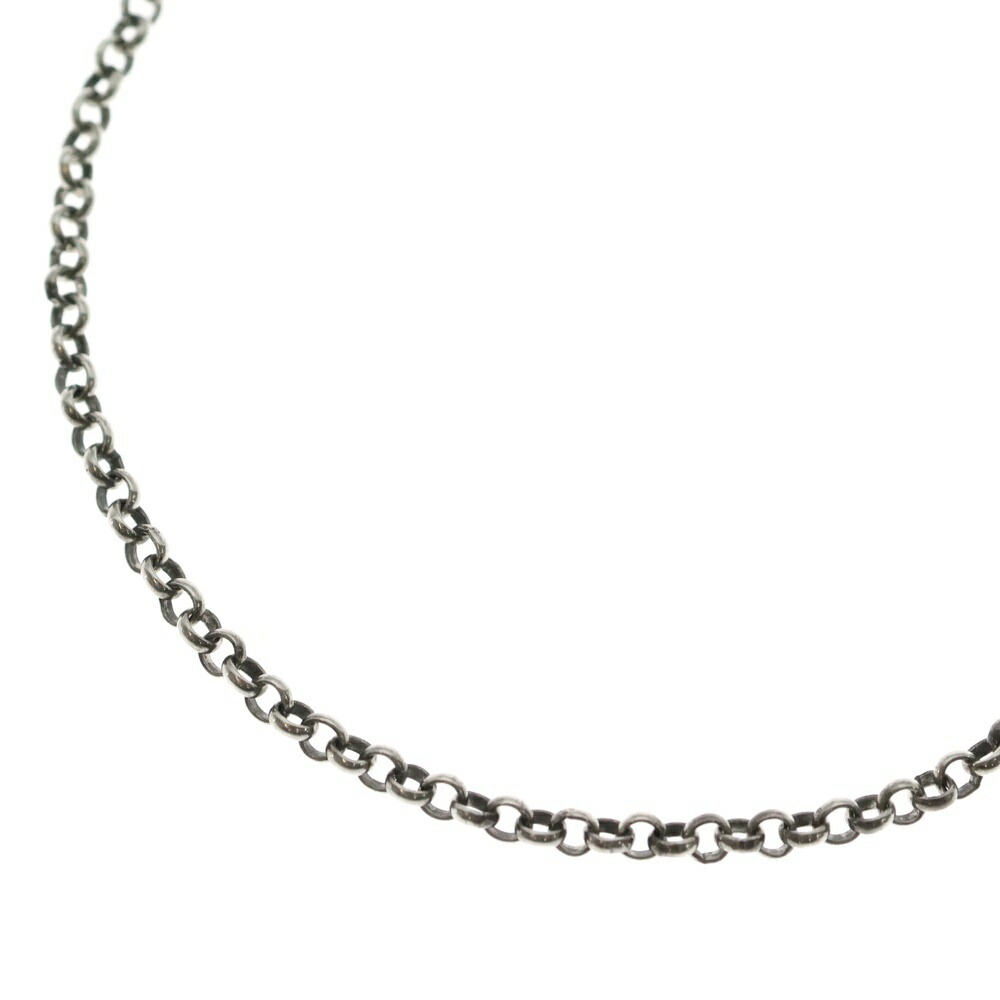 CHROME HEARTS(クロムハーツ) 大いさ:16.0inch NECKCHAIN R16 ロールチェーンネックレス 16inch しろがね色 BCA082【中古】【座標軸B】【色合いしろがね色】【取りまわしバス発着場BRING霊殿店】
