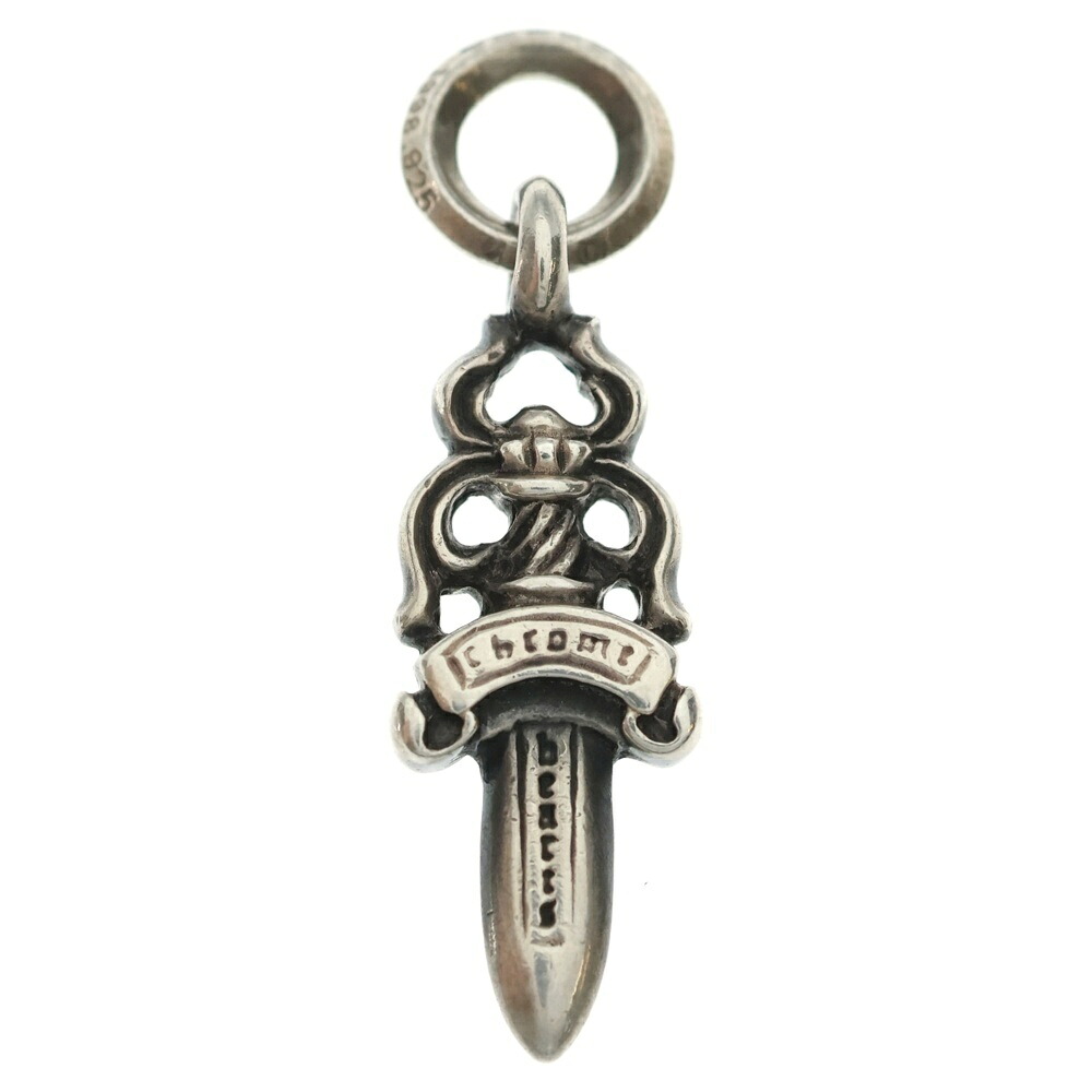 CHROME HEARTS(クロムハーツ) #5 DAGGER #5ダガーチャーム シャンデリヤとっ始め しろがね色 BCA195【中古】【度合いB】【色つやしろがね色】【取りまわしバス発着場BRINGご廟店】