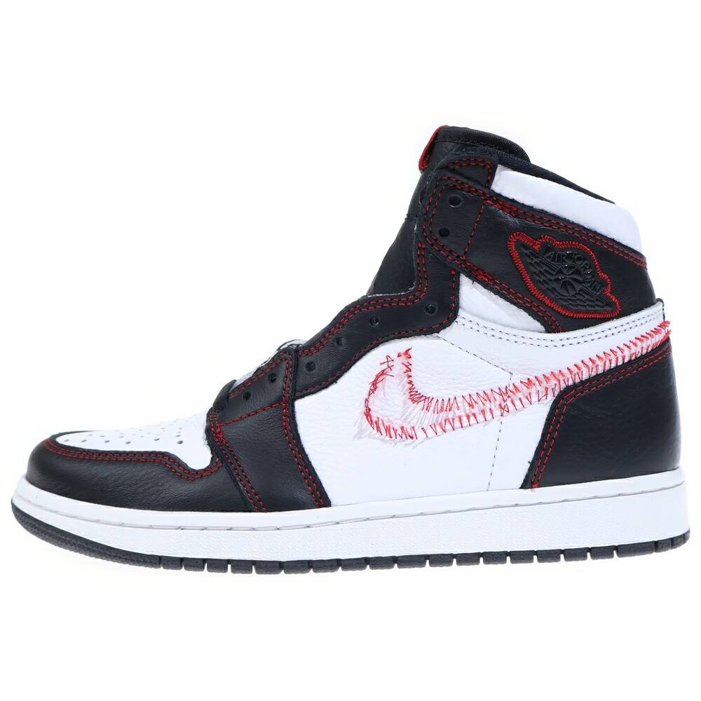 NIKE(ナイキ) 大いさ:25.0糎 AIR JORDAN 1 HIGH OG DEFIANT エアジョーダン1 ディファイアント ハイカットスニーカー 白いこと/黒いこと US7/25糎 CD6579-071【新古品/中古】【座標軸S】【色合い白いこと】【オンライン制限事項商いもの】