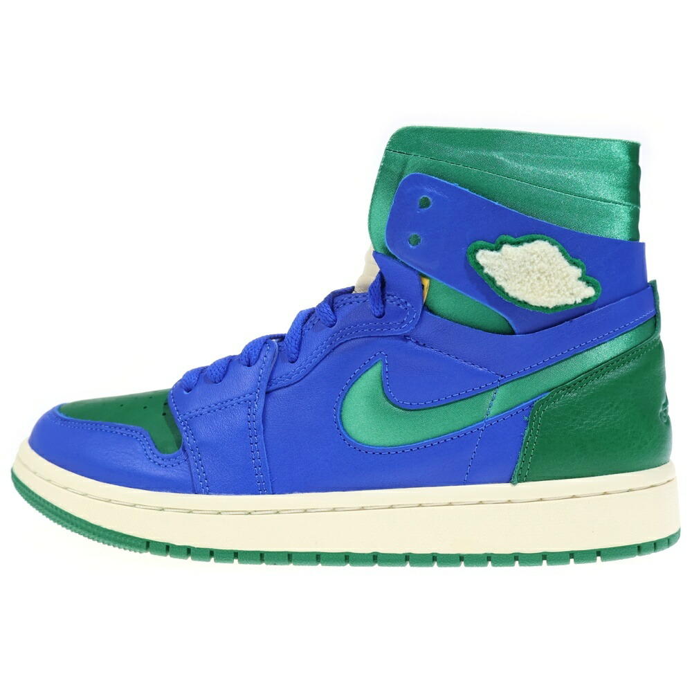 NIKE(ナイキ) サイズ:24.5cm ×Aleali May WMNS AIR JORDAN 1 ZOOM アレイリ メイ ウィメンズ エア ジョーダン ズーム ハイカットスニーカー グリーン US7.5/24.5cm DJ1199-400【新古品/中古】【程度S】【カラーグリーン】【オンライン限定商品】