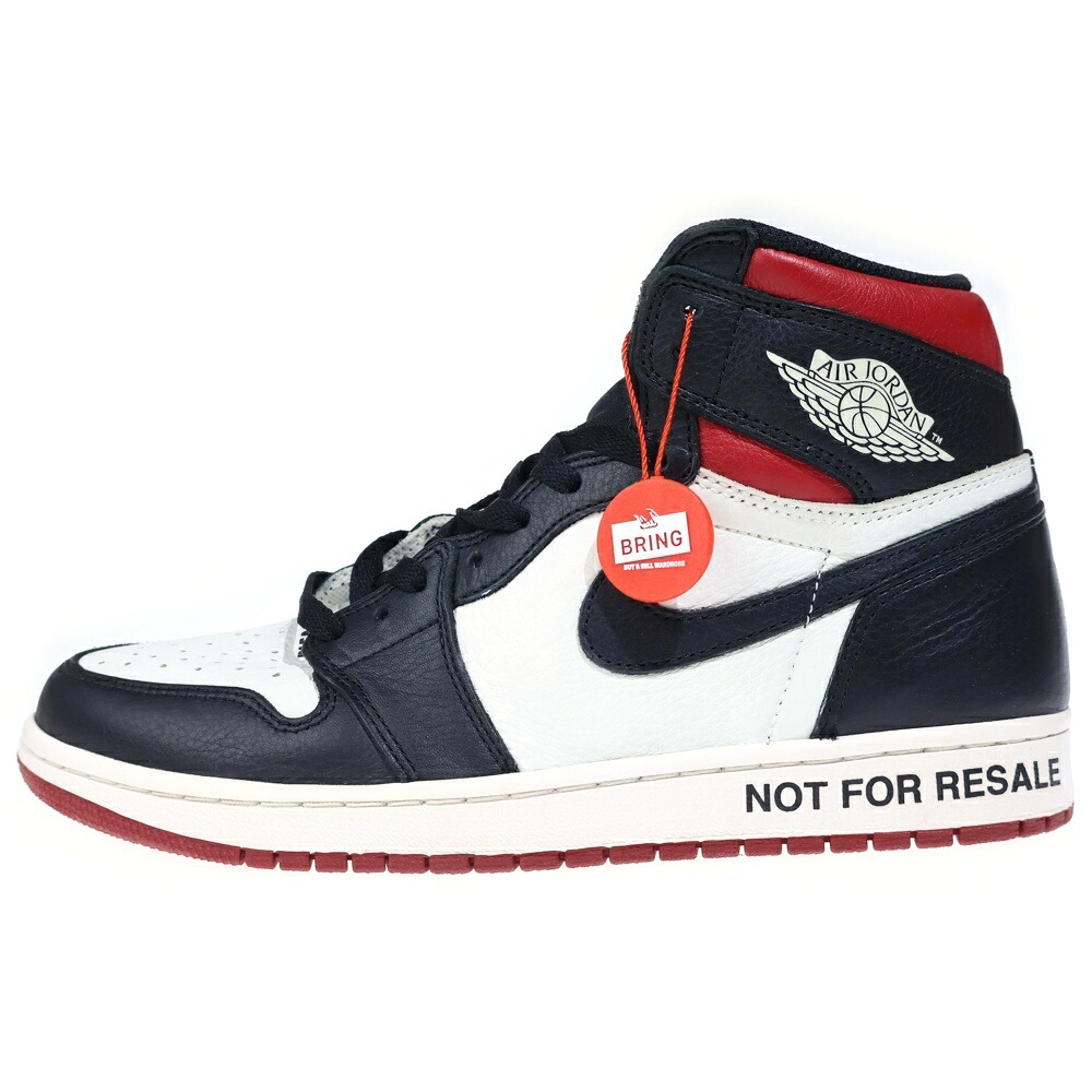 NIKE(ナイキ) サイズ:27.5cm AIR JORDAN 1 HIGH RETRO NOT FOR RESALE 861428-106 エアジョーダン1 レトロ ノット フォー リセール ハイカットスニーカー US9.5/27.5cm ブラック/レッド【新古品/中古】【程度S】【カラーブラック】【取扱店舗BRING KICKS】|ブランド買取・販売 BRING