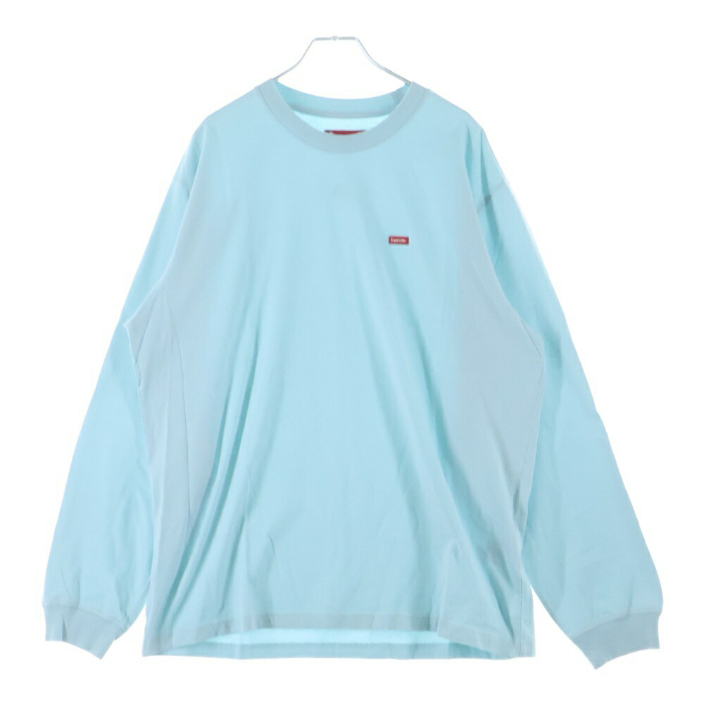 SUPREME(シュプリーム) 大きさ:M 25AW Small Box L/S Tee スモール ボックス席ロゴタイプ クルーネックプルオーバー 長袖プルオーバーカットソー 青色【新古品/中古】【座標軸S】【色合い青色】【取りまわしバス発着場BRING廟堂店】