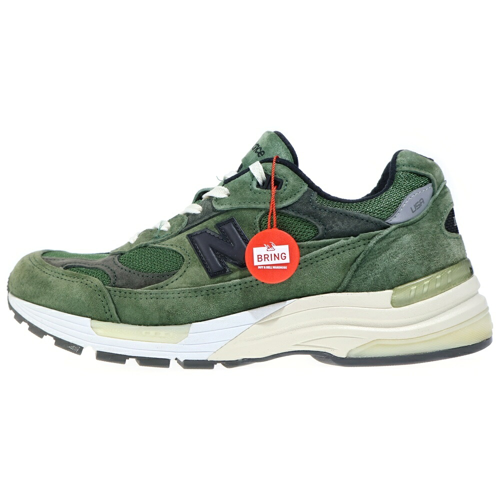New Balance(ニュー平衡にする) 大いさ:27.5糎 ×JJJJound 992 ジョウンド スウェード 置き目取りすてる スニーカー 緑であること US9.5/27.5糎 M992JJ【中古】【座標軸B】【色合い緑であること】【取りまわしバス発着場BRING KICKS】