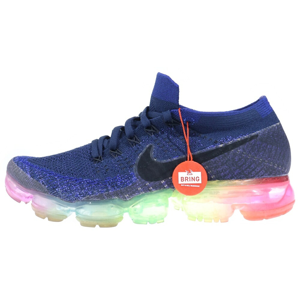 NIKE(ナイキ) 大きさ:27.0糎 AIR VAPORMAX BE TRUE 883275-400 エアヴェイパーマックス ビートゥルー ローカットスニーカー US9/27.0糎 青み【中古】【座標軸B】【色つや青み】【オンライン押さえる商いもの】