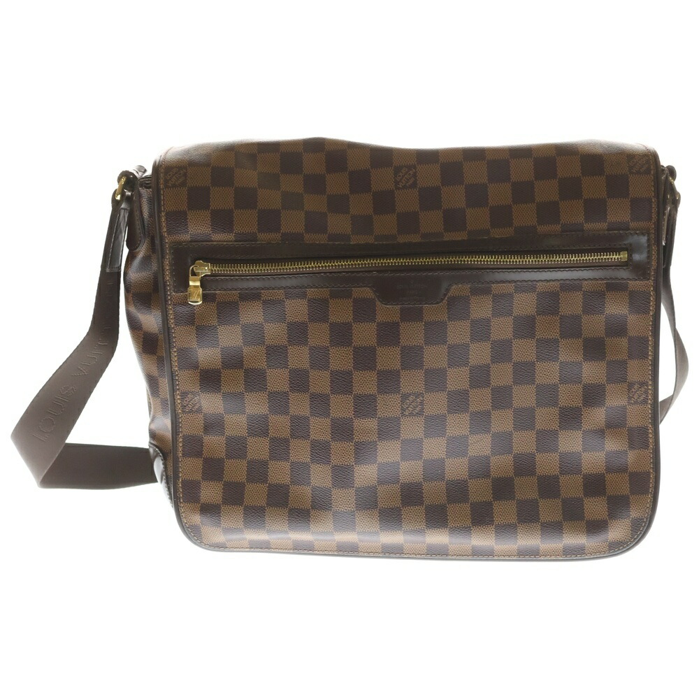 LOUIS VUITTON(ルイヴィトン) ダミエ スペンサー ショルダーバッグ 伝達人御徒面子 赤銅色 なめし革×PVC N58021 ゴールド金具【中古】【座標軸B】【色合い赤銅色】【取りまわしバス発着場BRING福岡天神店】