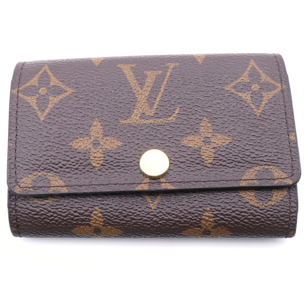 LOUIS VUITTON(ルイヴィトン) モノグラム ミュルティクレ6 フューシャ キーリング キーケース バッグチャーム ブラウン&times;ピンク ゴールド金具 PVC M11456【中古】【程度A】【カラーブラウン】【取扱店舗BRING福岡天神店】｜ブランド買取・販売　BRING