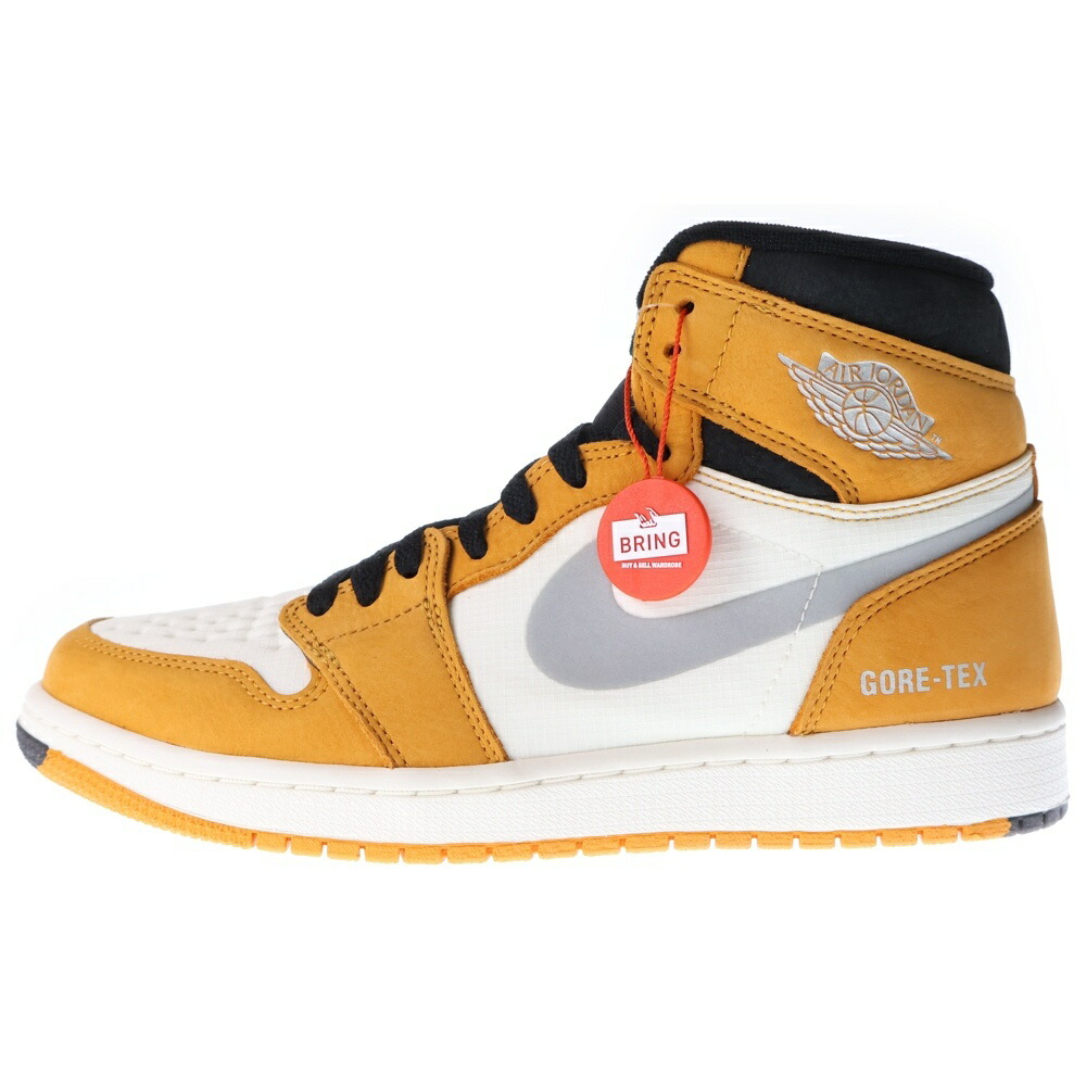 NIKE(ナイキ) サイズ:26.0cm AIR JORDAN 1 ELEMENT GORE-TEX LIGHT CURRY エアジョーダン1エレメント ゴアテックス ライトカレー ハイカットスニーカー US8 DB2889-700【新古品/中古】【程度S】【カラーイエロー】【オンライン限定商品】｜ブランド買取・販売　BRING