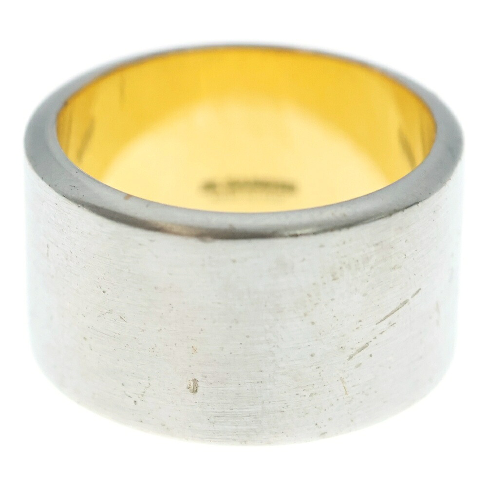 JIL SANDER(ジルサンダー) サイズ:16.0号 Two Tone Ring ツートーンリング 指輪 ゴールド/シルバー【中古】【程度B】【カラーシルバー】【オンライン限定商品】｜ブランド買取・販売　BRING