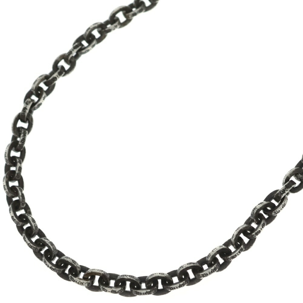 CHROME HEARTS(クロムハーツ) 大きさ:18.0inch PAPER CHAIN 18 ペーパーチェーンネックレス 18inch しろがね色 BCA086【中古】【度合いB】【色つやしろがね色】【取りまわしバス発着場BRING京都河原町店】