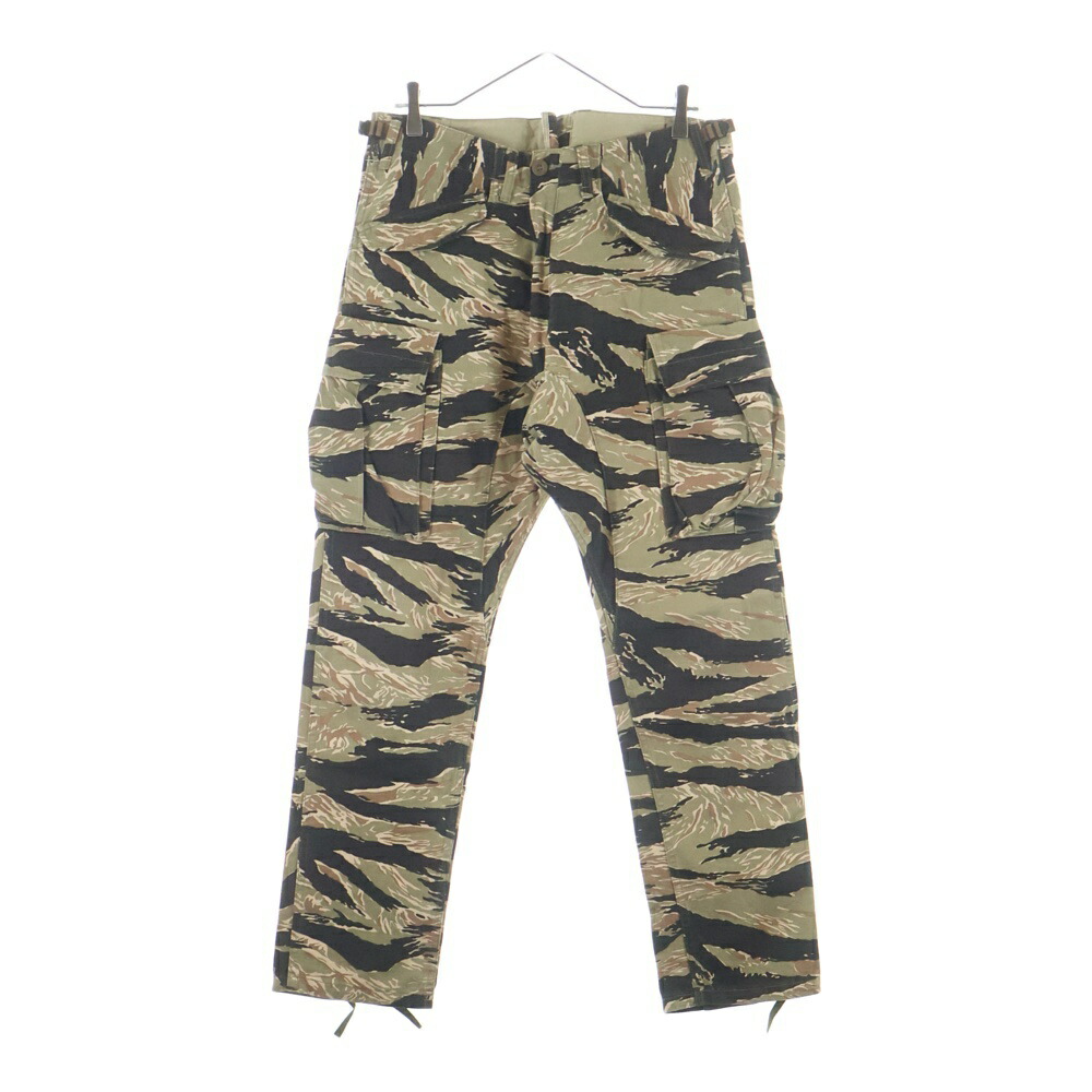 COMME des GARCONS(コムデギャルソン) 大きさ:L 11AW Camo Cotton Drop Crotch Casual Pants 変装柄 タガーカモ ジョガーカジュアルパンツ カーキ【中古】【座標軸B】【色つやカーキ】【オンライン押さえる商いもの】