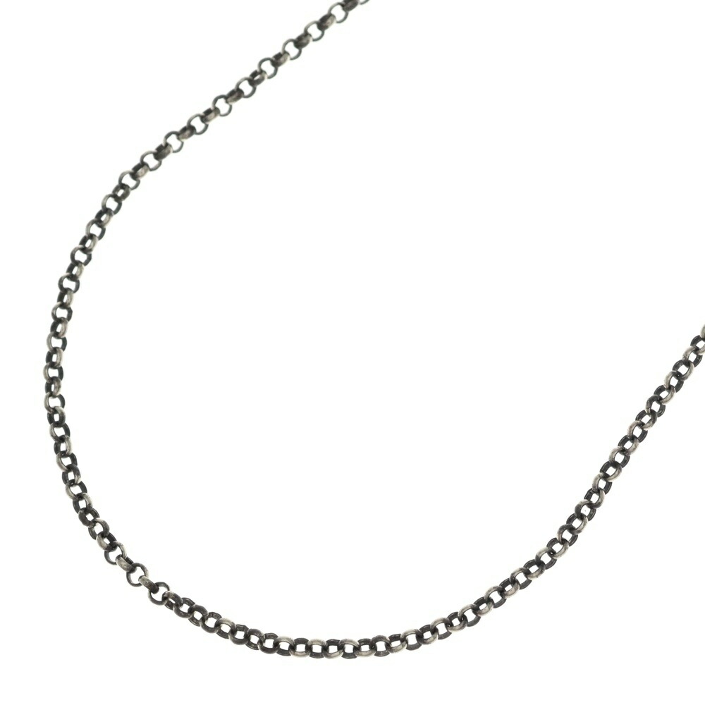 CHROME HEARTS(クロムハーツ) 大いさ:18.0inch NECKCHAIN R18 ロールチェーンネックレス 18inch しろがね色 BCA083【中古】【座標軸B】【色合いしろがね色】【取りまわしバス発着場原宿】