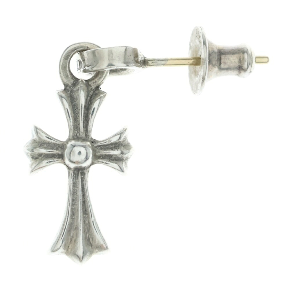 CHROME HEARTS(クロムハーツ) BBY F PPRCHN ベイビーファットクロス 落っこちるピアス しろがね色 BCA090【中古】【座標軸B】【色合いしろがね色】【取りまわしバス発着場BRING横浜ビブレ店】