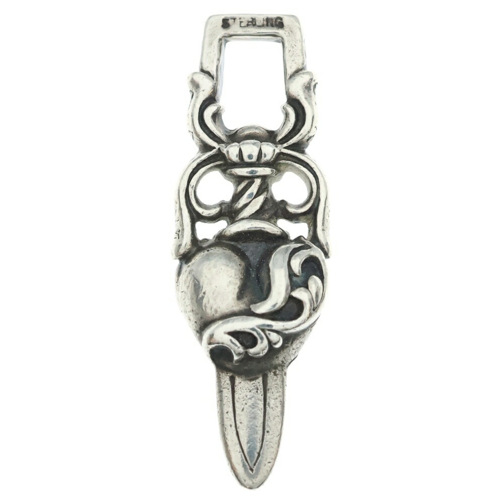CHROME HEARTS(クロムハーツ) 大きさ:- DAGGER HEART ダガーハート シャンデリヤいの一番 しろがね色 BCA243【中古】【座標軸B】【色合いしろがね色】【取りまわしバス発着場BRING THRIFT CLOSET あべの店】